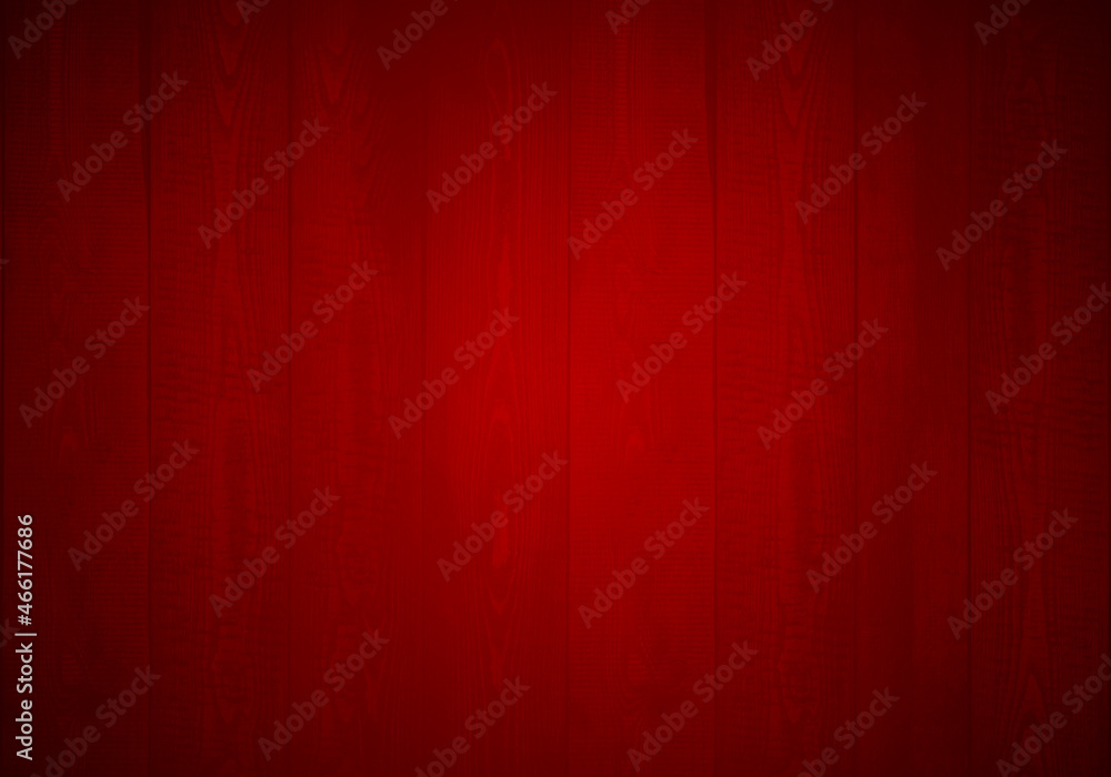 Fondo rojo de tablas de madera en degradado. Fondo rojo de tablas de madera en degradado.