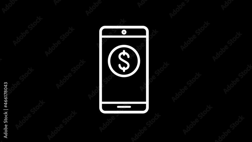 Animated finance icon. Line business Illustration for website, infographics, presentation. Graphic element related to payment, banking, management operations. Dynamic, simple minimalistic design Animated finance icon. Line business Illustration for website, infographics, presentation. Graphic element related to payment, banking, management operations. Dynamic, simple minimalistic design