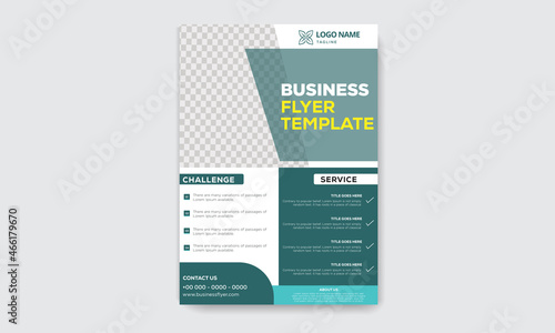 Template vector illustration for flyer, magazine, annual report, poster, corporate presentation, portfolio, brochure, layout