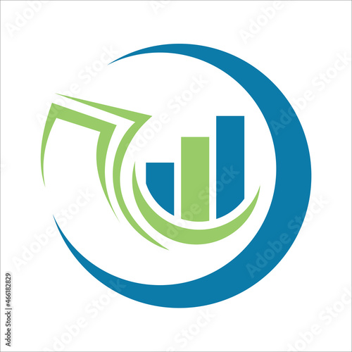 Investment logo vector. Finance and Accounting Logo Company Design Vector Template