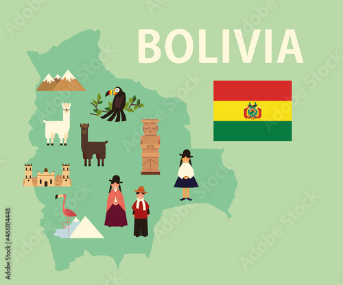 bolivia map and culture