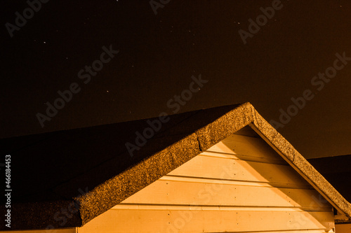 Beach Hut at Night