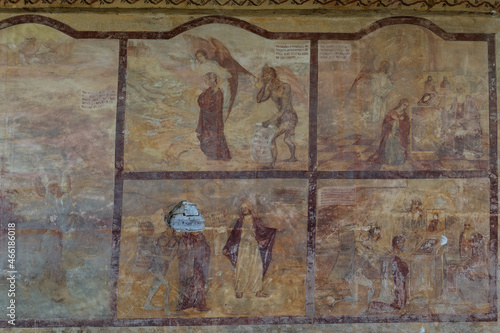 Obraz na plátně Religious scenes, photo taken at transfiguration monastery St