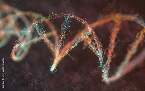 Genetic Code DNA Sequencing Molecular Concept photo