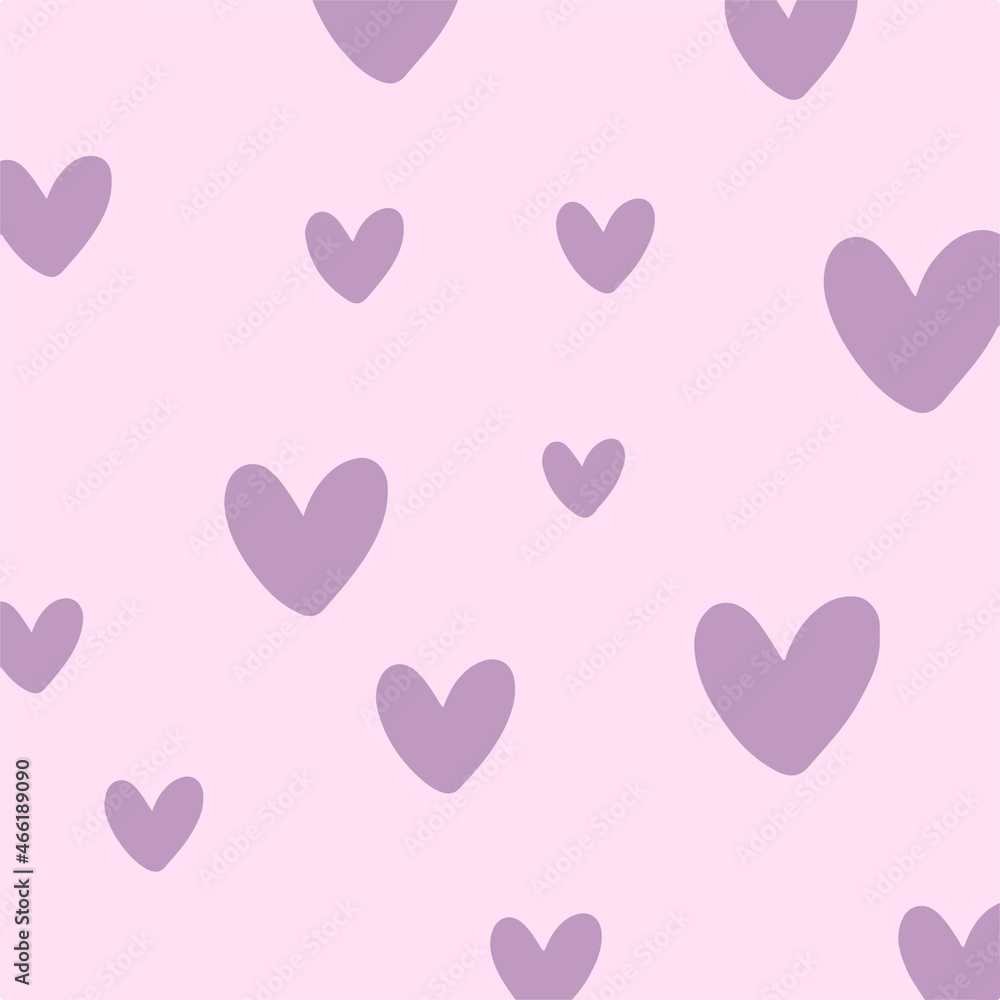 Love Pattern Background. Vector Illustration.