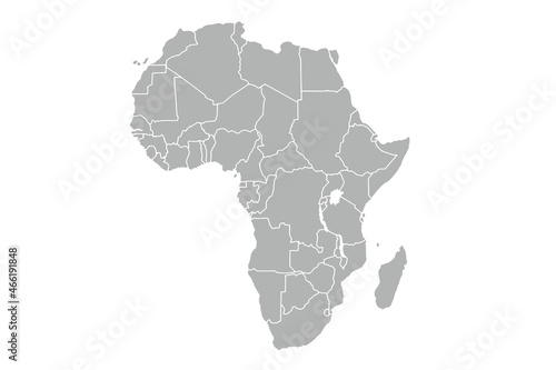 Africa world map graphic vector eps.10