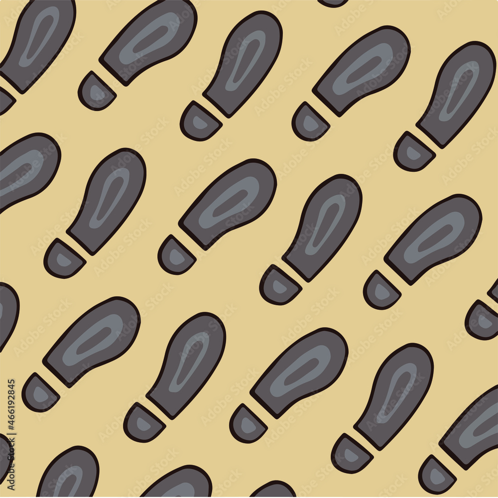 Shoes Print Pattern Background. Social Media Post. Vector Illustration. Shoes Print Pattern Background. Social Media Post. Vector Illustration.