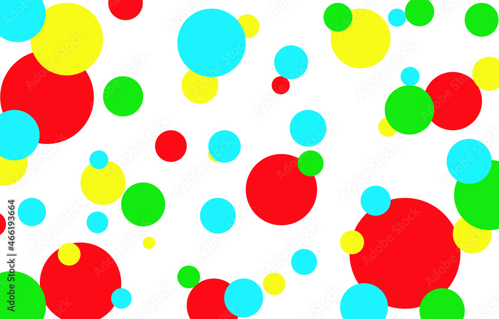 Abstract Different color circle background. Simply geometric backdrop pattern. Vector illustration. Abstract Different color circle background. Simply geometric backdrop pattern. Vector illustration.