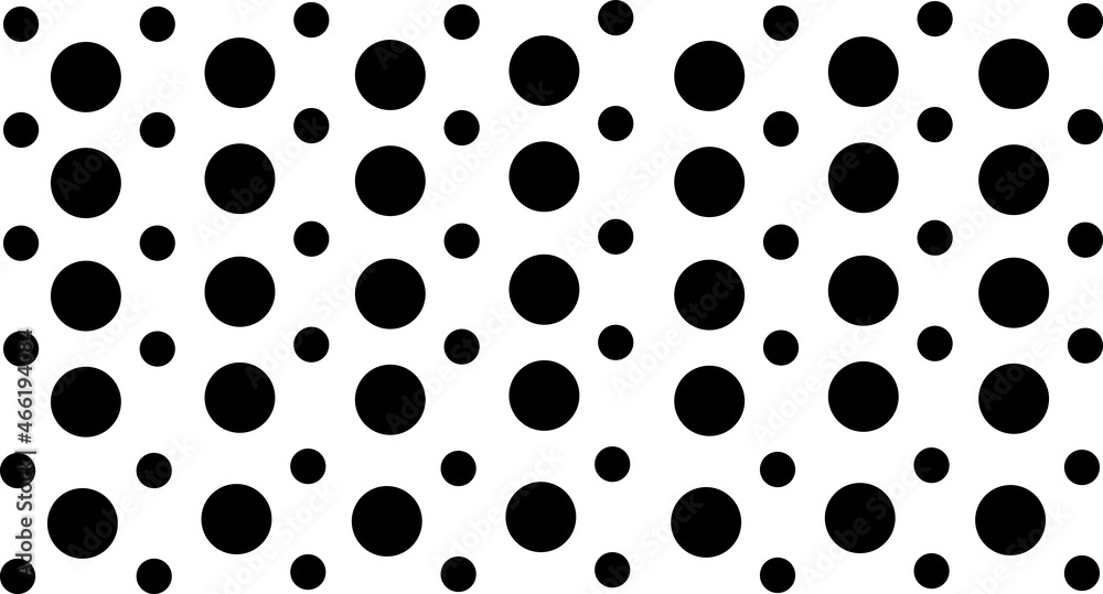 Seamless pattern of black dots on a white background. dots illustration pattern Seamless pattern of black dots on a white background. dots illustration pattern