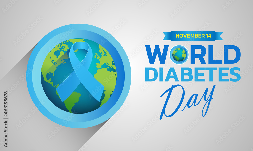 World Diabetes Day. 14 November Awareness Month of World Diabetes Day Background. World Diabetes Day. 14 November Awareness Month of World Diabetes Day Background.