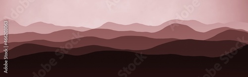 design mountains natural mountainscape - panorama computer graphics background texture illustration