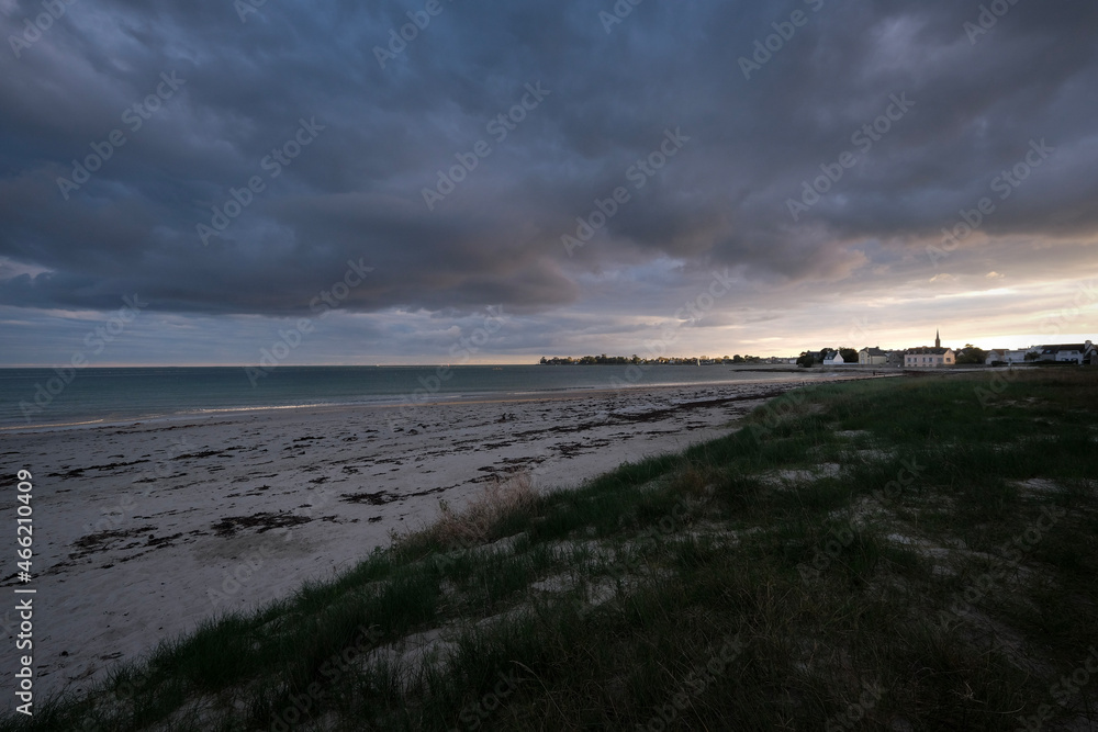 sunset at the beach