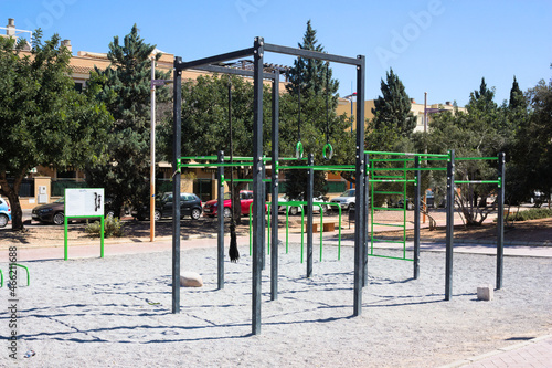 Recreational area where you can perform outdoor crossfit