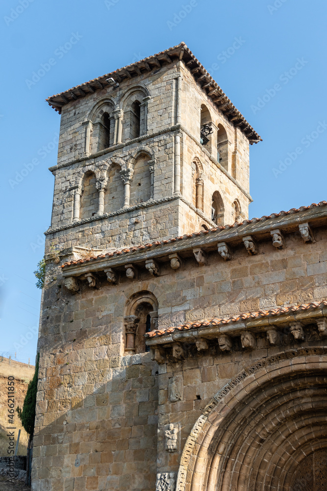 Collegiate Church of San Pedro de Cervatos is a Romanesque Catholic temple located in Cervatos, at  municipality of Campoo de Enmedio, Cantabria, Spain.