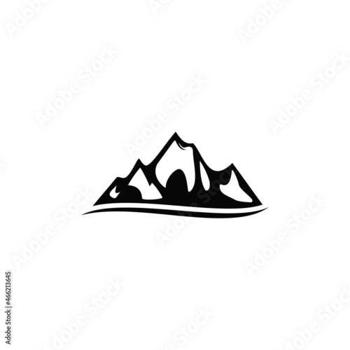 silhouette mountain logo