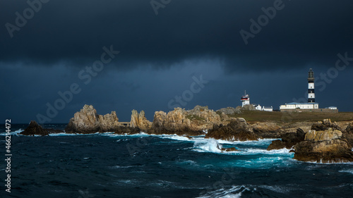 lighthouse at night