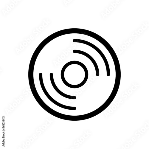 Diks Storage Icon Vector