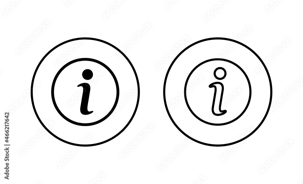 Information sign icons set. about us sign and symbol. question mark icon Information sign icons set. about us sign and symbol. question mark icon