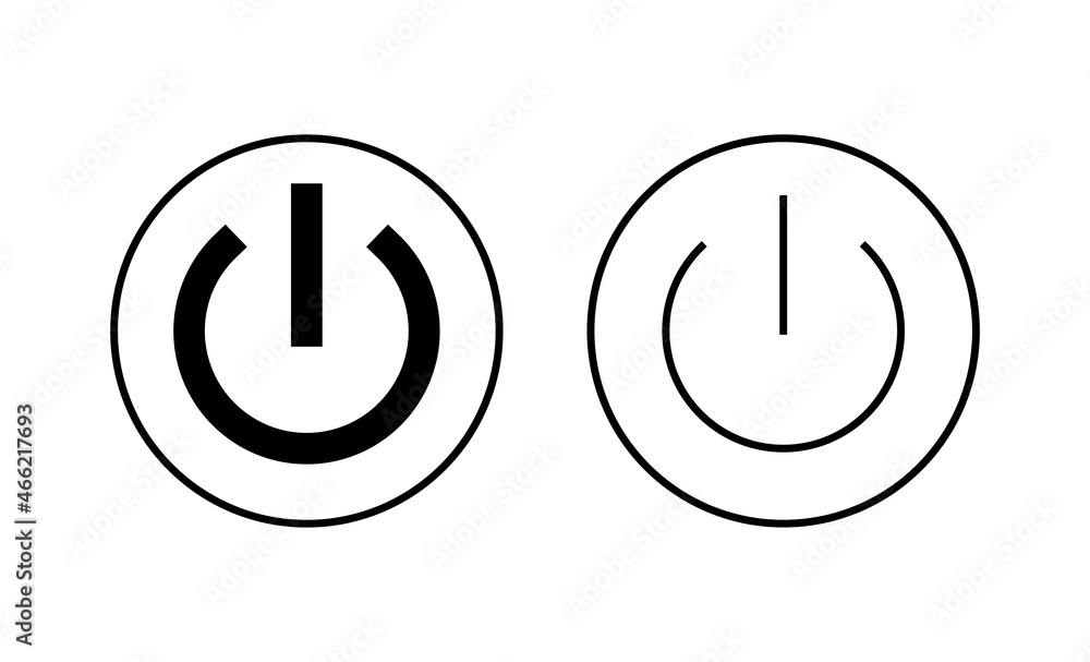 Power icons set. Power Switch sign and symbol. Electric power Power icons set. Power Switch sign and symbol. Electric power