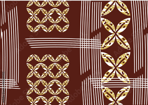 Indonesian batik motifs with very distinctive patterns. exclusive backgrounds. Vector Eps 10 photo