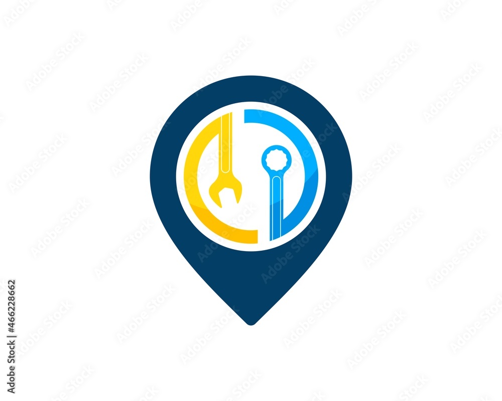 Pin location with circular wrench inside Pin location with circular wrench inside