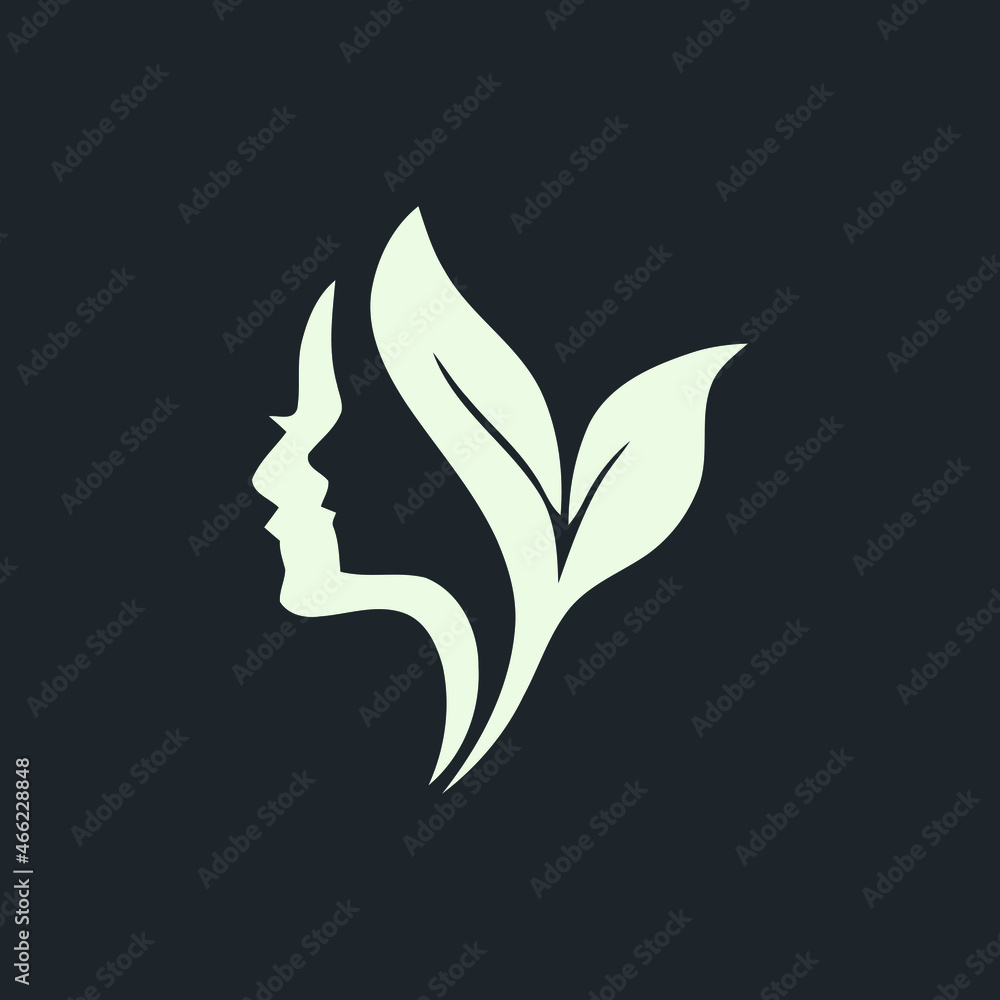 It is a simple minimalist women face logo design for all uses It is a simple minimalist women face logo design for all uses