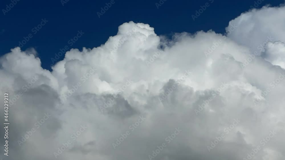 time lapse clouds formation.