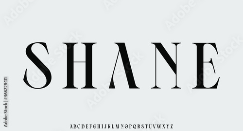 Shane. the luxury and elegant font glamour style	

