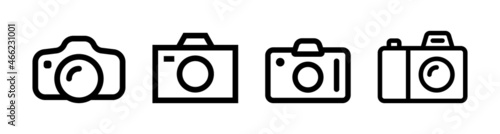 Camera photographic isolated icon vector illustration