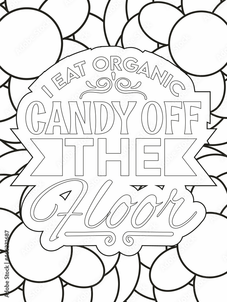 I use cookies to improve my performance.  and doodles. Hand-drawn lettering and illustration for coloring book.