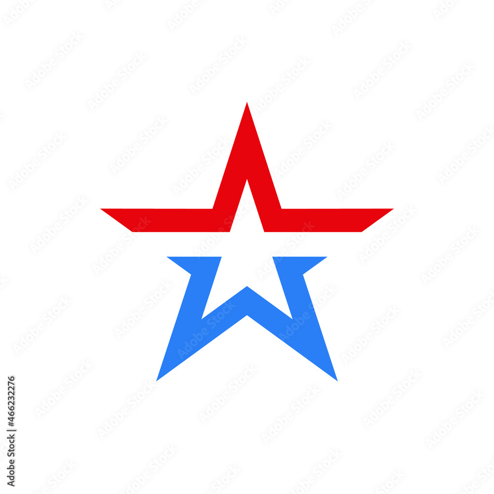 Contour red star. The emblem of the Russian army. Heraldic sign, five-pointed star. The symbol of the Red Army. Isolated icon on white background. Vector pictogram. Contour red star. The emblem of the Russian army. Heraldic sign, five-pointed star. The symbol of the Red Army. Isolated icon on white background. Vector pictogram.