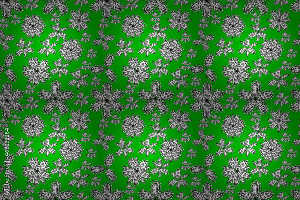 pano seamless raster floral pattern with white doodles flowers pano seamless raster floral pattern with white doodles flowers