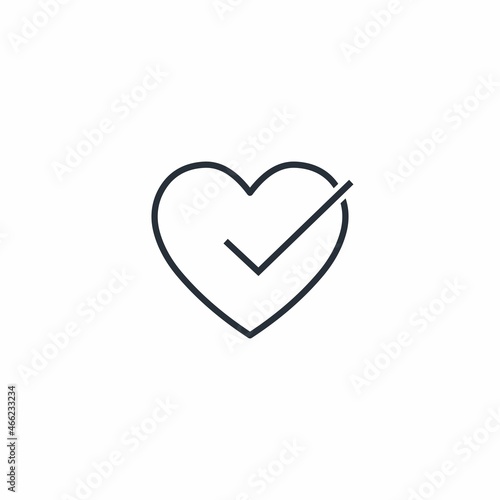 Voluntary decision, free choice. Personal consent. Vector linear icon isolated on white background.