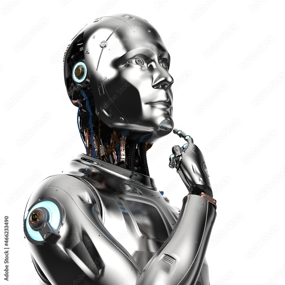 ai robot computing or analyzing ai robot computing or analyzing