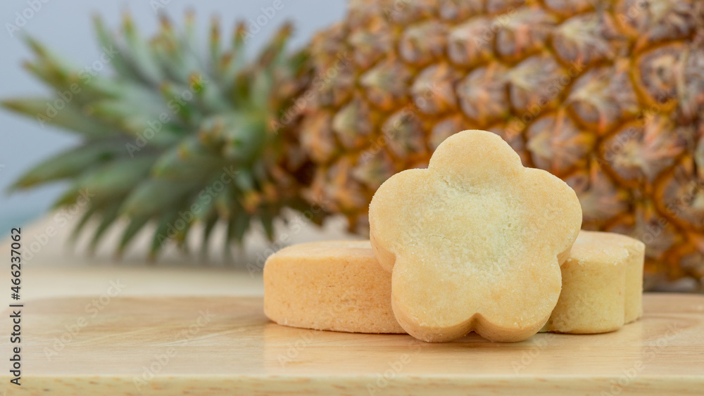 Traditional Chinese pineapple tarts cookies. Traditional Chinese pineapple tarts cookies.