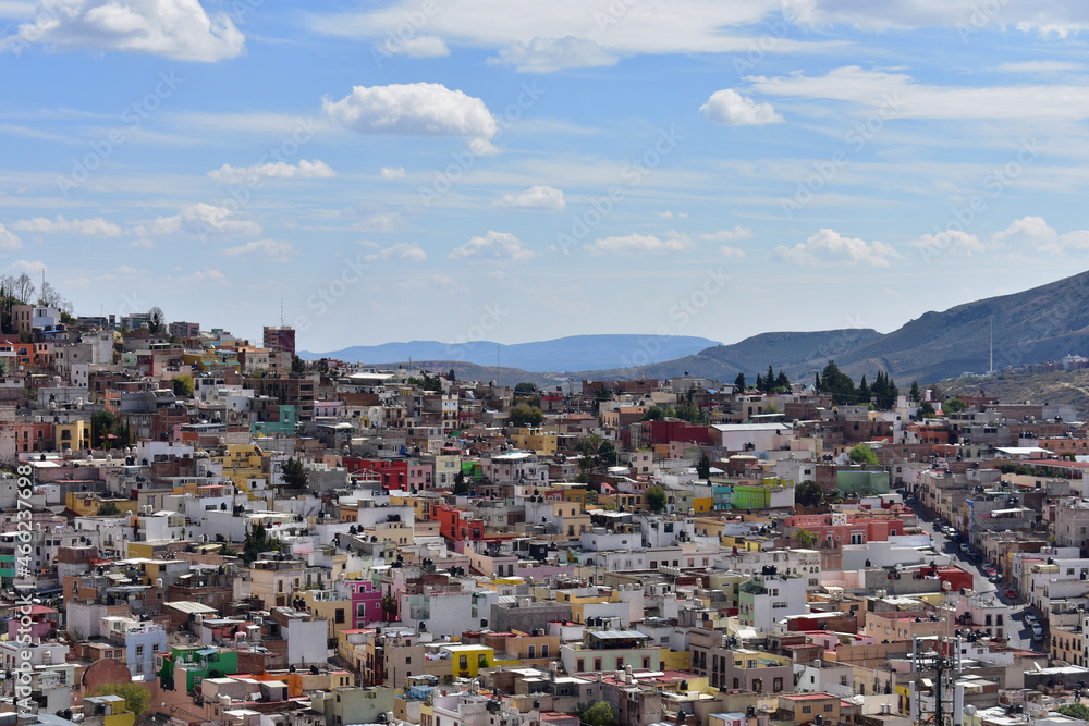 Zacatecas city Mexico, colorful landscape