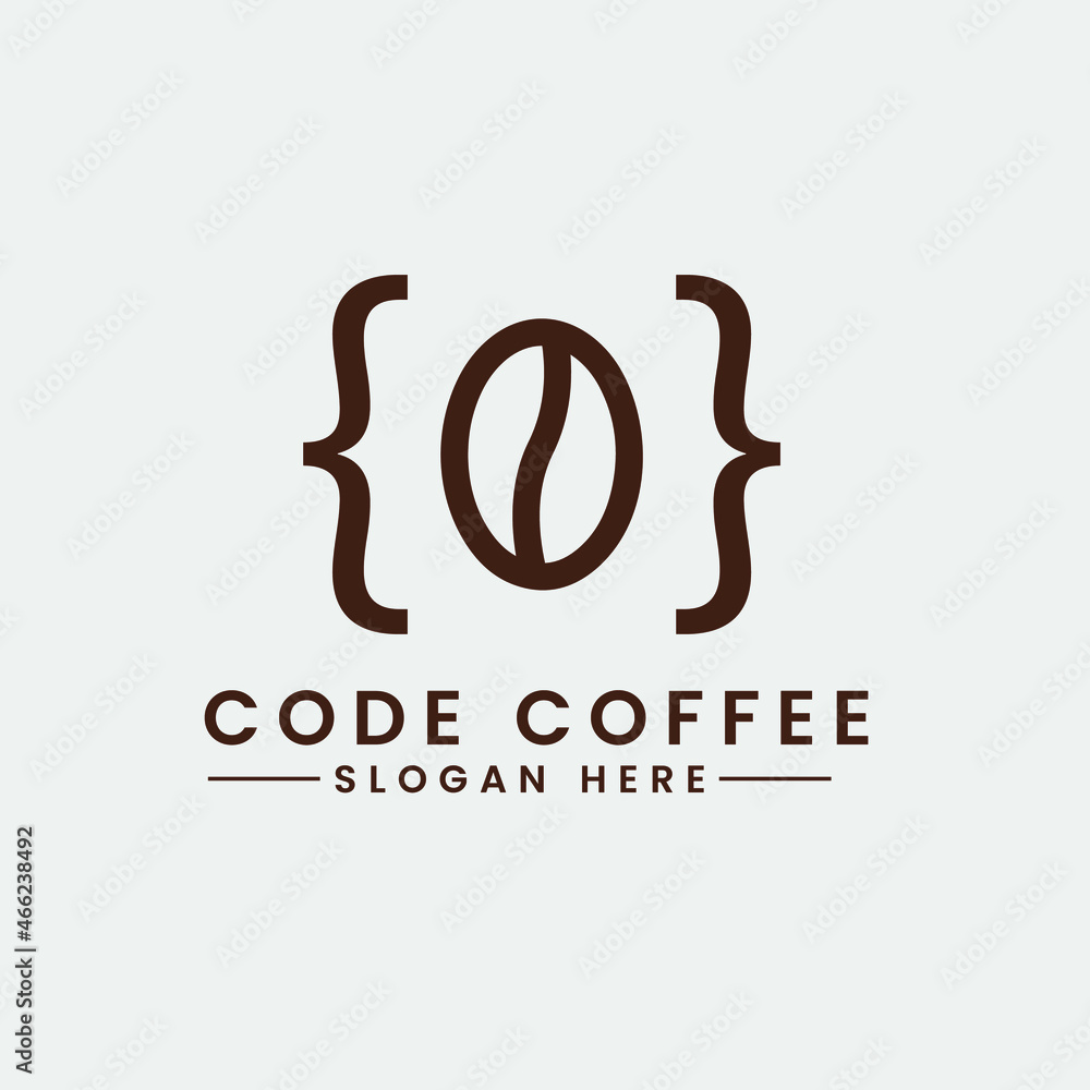 abstract retro coffee shop badge logo design abstract retro coffee shop badge logo design