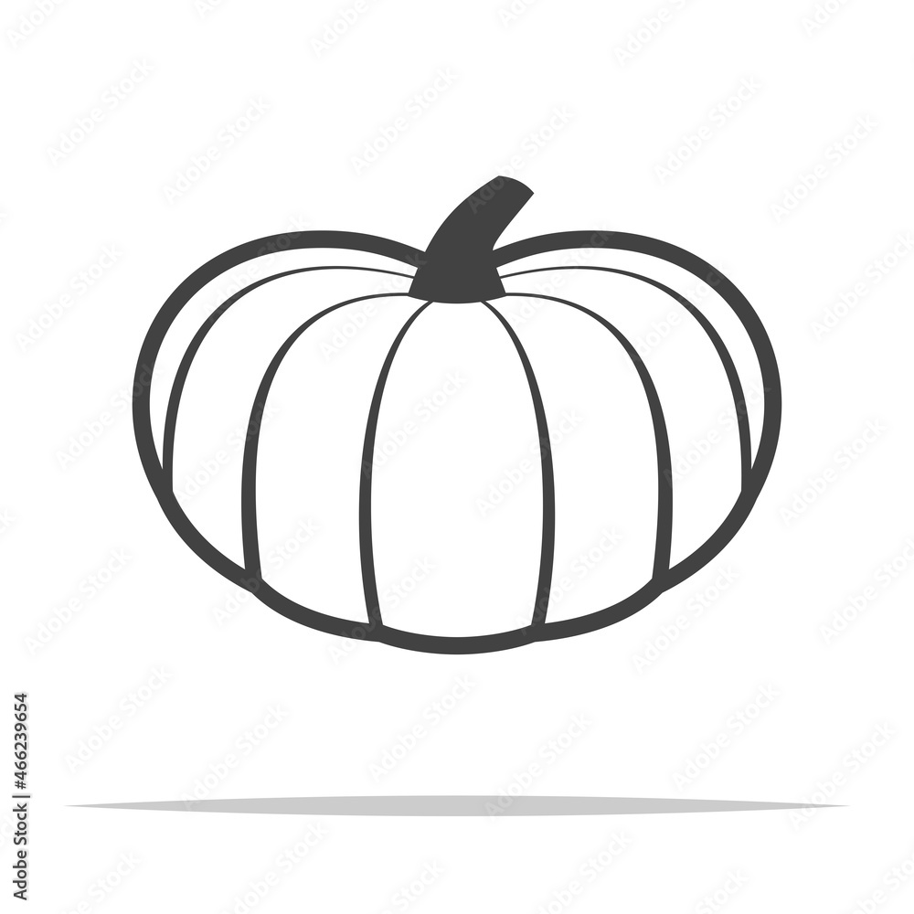 Pumpkin icon transparent vector isolated Pumpkin icon transparent vector isolated