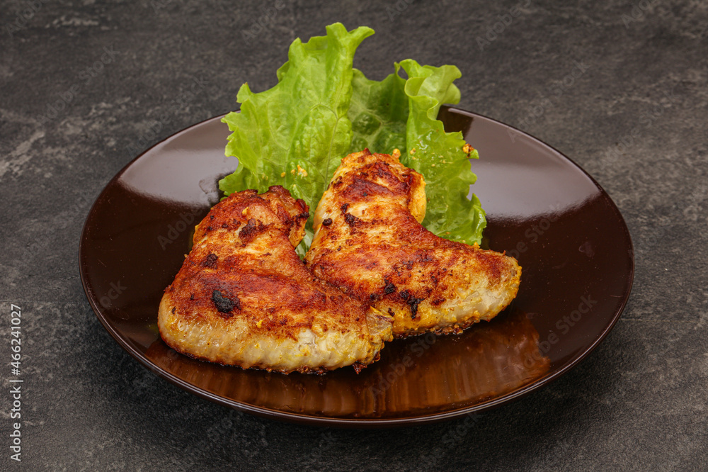 Roasted chicken wings with spices Roasted chicken wings with spices