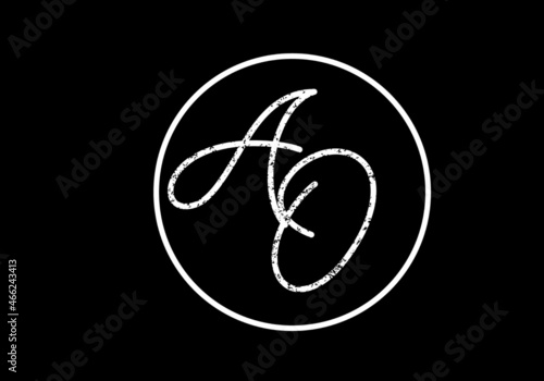 Good shape of AO initial letter