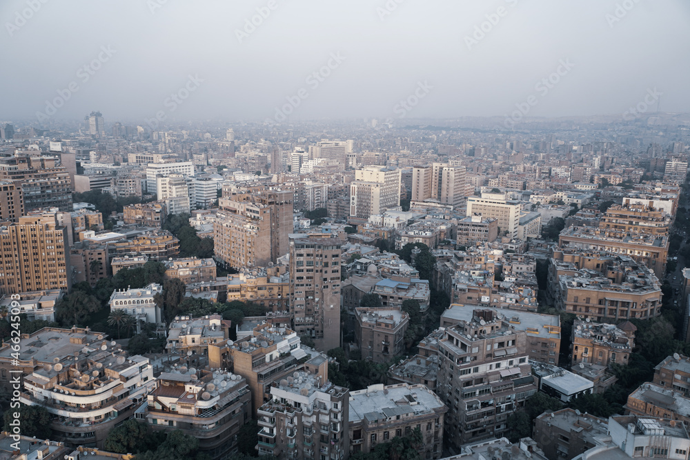 Fototapeta premium Cairo, Egypt. Aerial view. photo during the day.