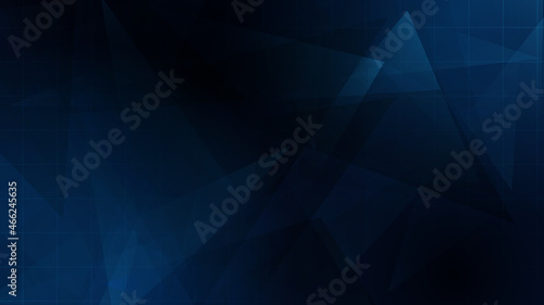 Abstract blue geometric background. futuristic and technology concept. Vector illustration
