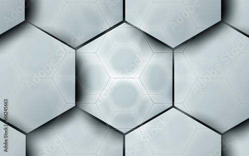 Abstract hexagon pattern with Futuristic technology digital hi tech concept background. Vector illustration