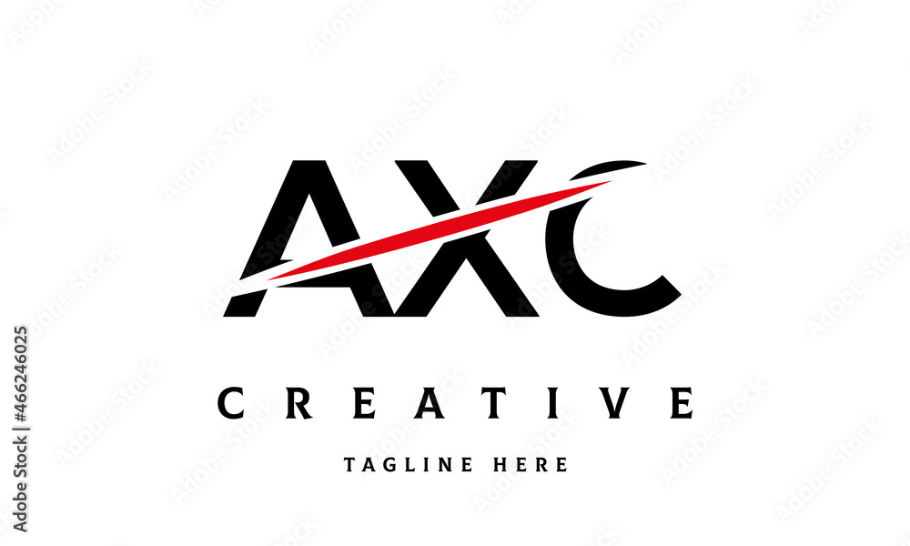 AXC creative cut three latter logo AXC creative cut three latter logo