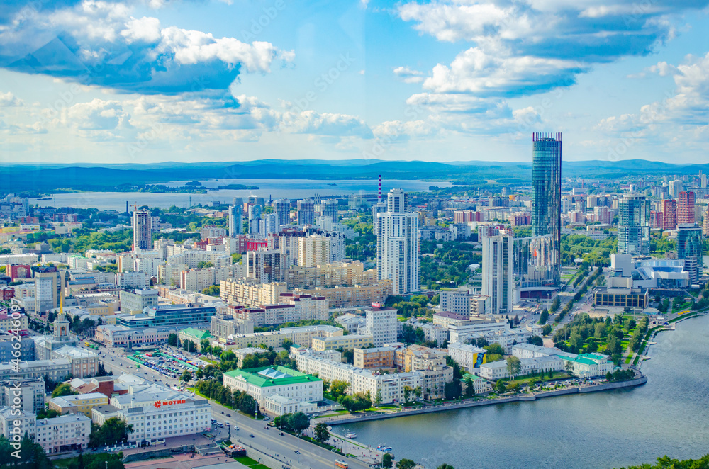 Fototapeta premium Панорамный вид с Высоцкого