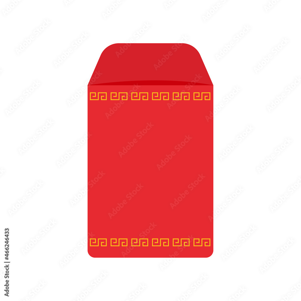 Red envelope for Chinese yuan to give as a gift to children during the Chinese New Year Red envelope for Chinese yuan to give as a gift to children during the Chinese New Year