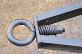 Tow hitch or trailer hitch used to connect diesel engine generators or water pumps and boats to other vehicles for transportation