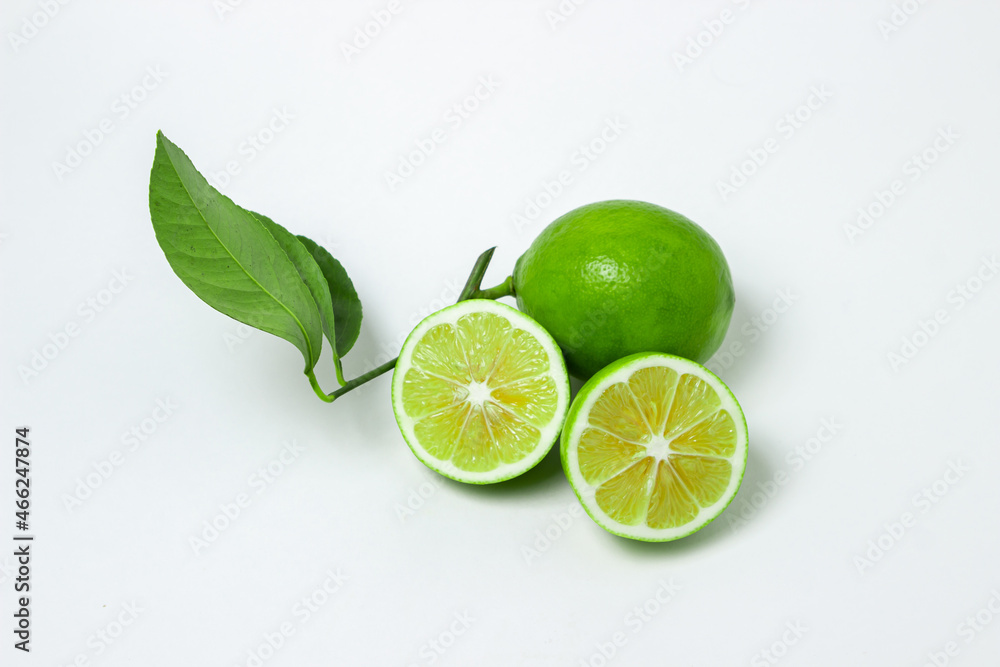 Lime isolated on white background. Sour fruit. Citrus fruit Lime isolated on white background. Sour fruit. Citrus fruit