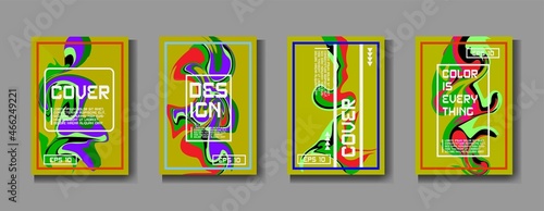 Mixture of acrylic paints. Liquid marble texture. Fluid art. Applicable for design cover, presentation, invitation, flyer, annual report, poster, desing packaging. Modern artwork - EPS10 Vector © Ainul