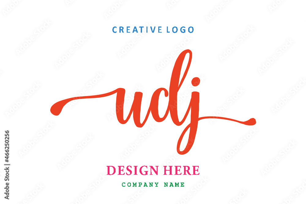 UDJ lettering logo is simple, easy to understand and authoritative UDJ lettering logo is simple, easy to understand and authoritative
